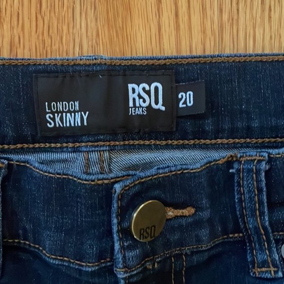 RSQ London Mens Boys Skinny Jeans - Picture 8 of 9